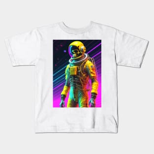 Skull Dead Astronaut Kids T-Shirt